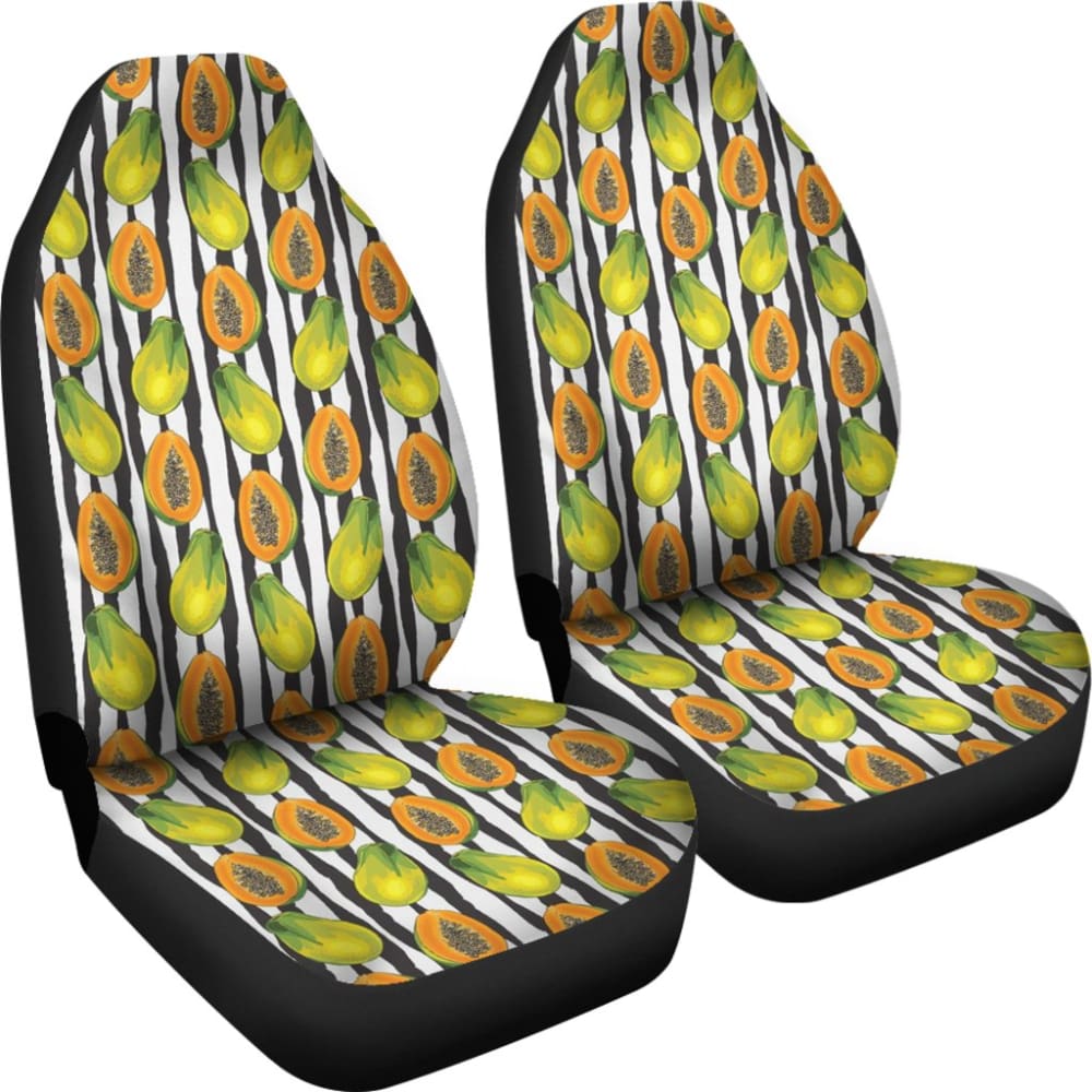 Papaya Design Pattern Car Seat covers 210103 - YourCarButBetter