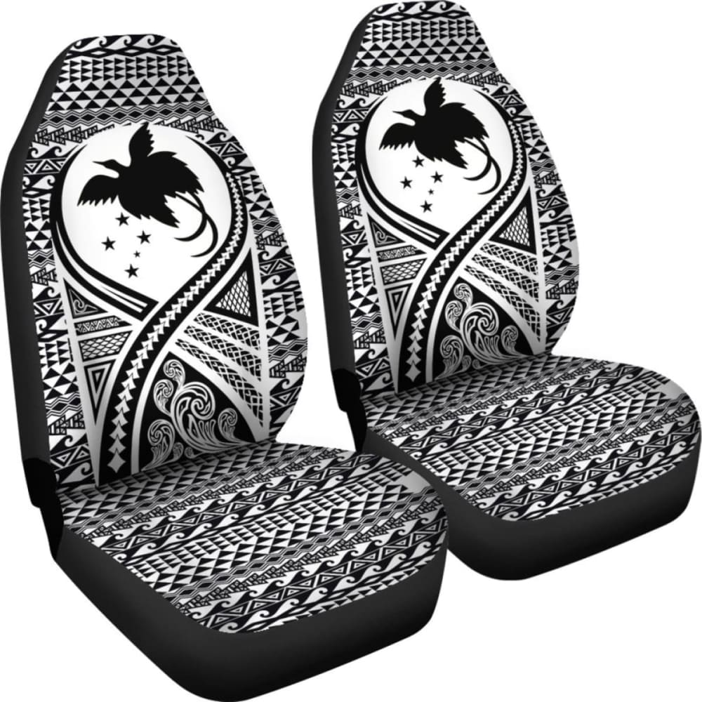 Papua New Guinea Car Seat Cover Lift Up Black - 105905 - YourCarButBetter