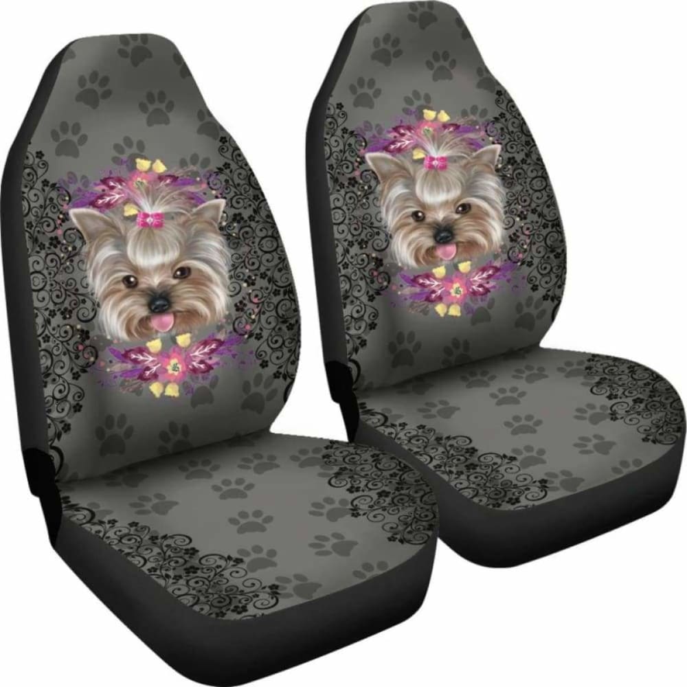 Paw Yorkie Car Seat Covers 161012