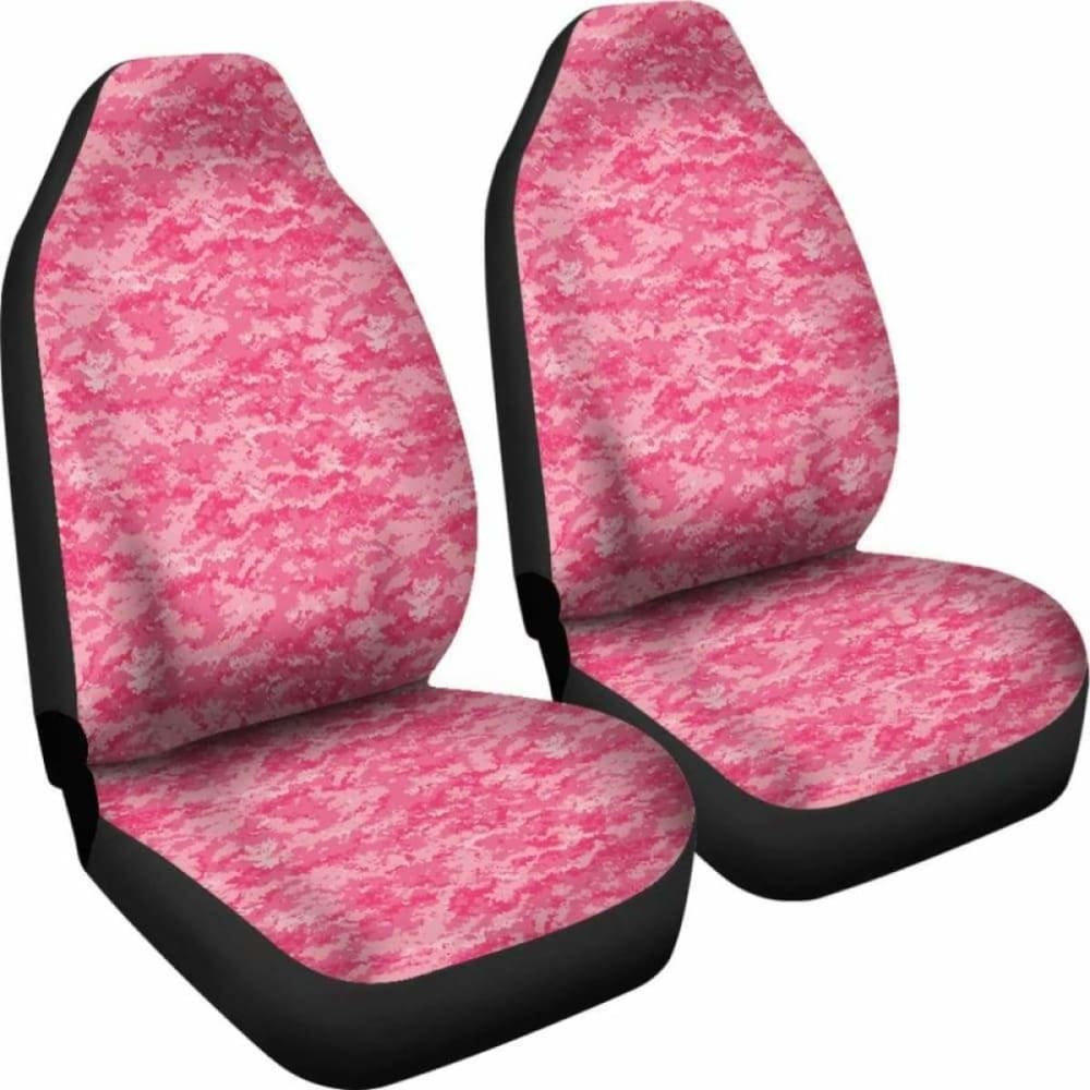 Pink Digital Camouflage Car Seat Covers 112608