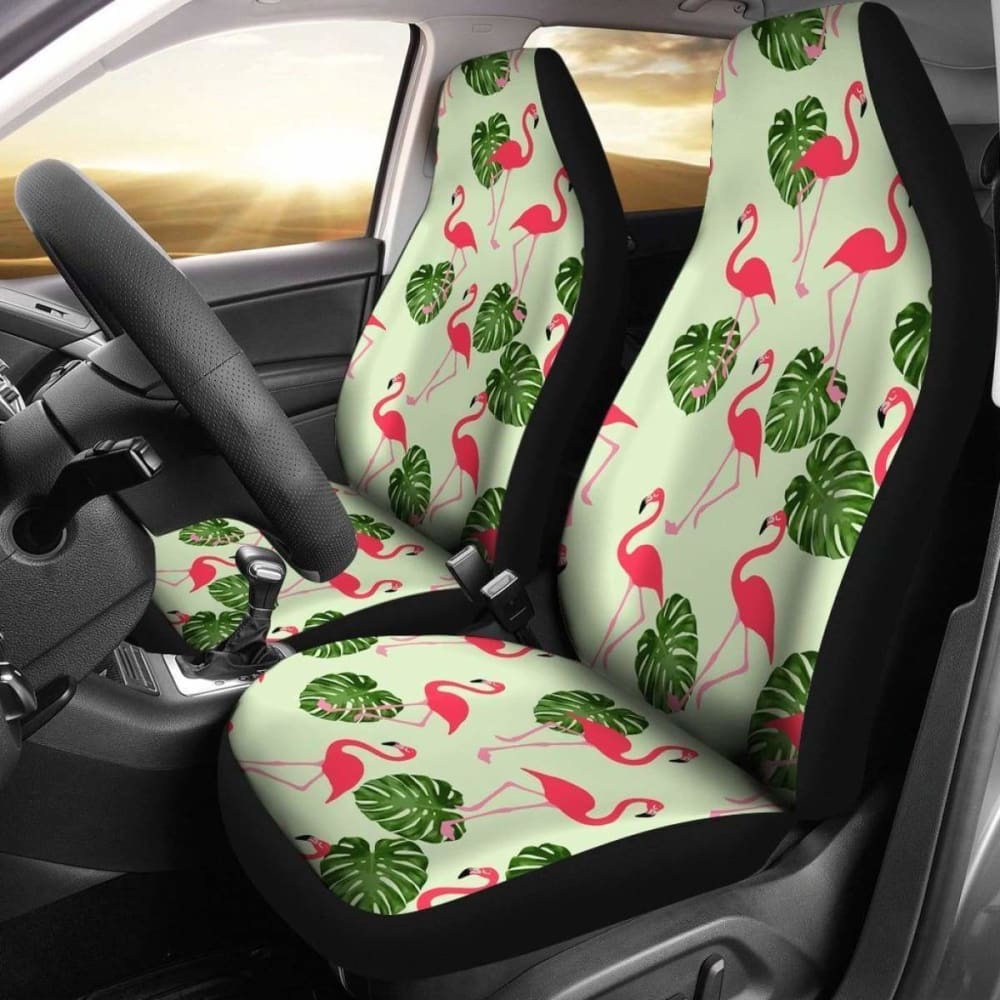 Pink Flamingo Car Seat Covers 201010