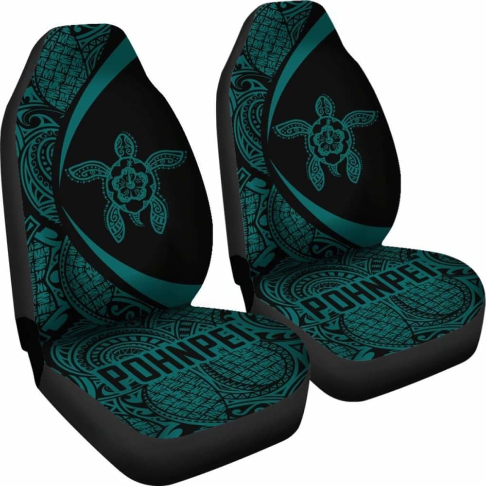 Pohnpei Turtle Polynesian Car Seat Covers Best Look 03 New 091114 - YourCarButBetter