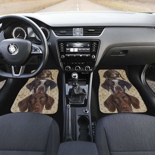 Pointer Dog Car Floor Mats Funny For Pointer Dog Lover 090629 - YourCarButBetter