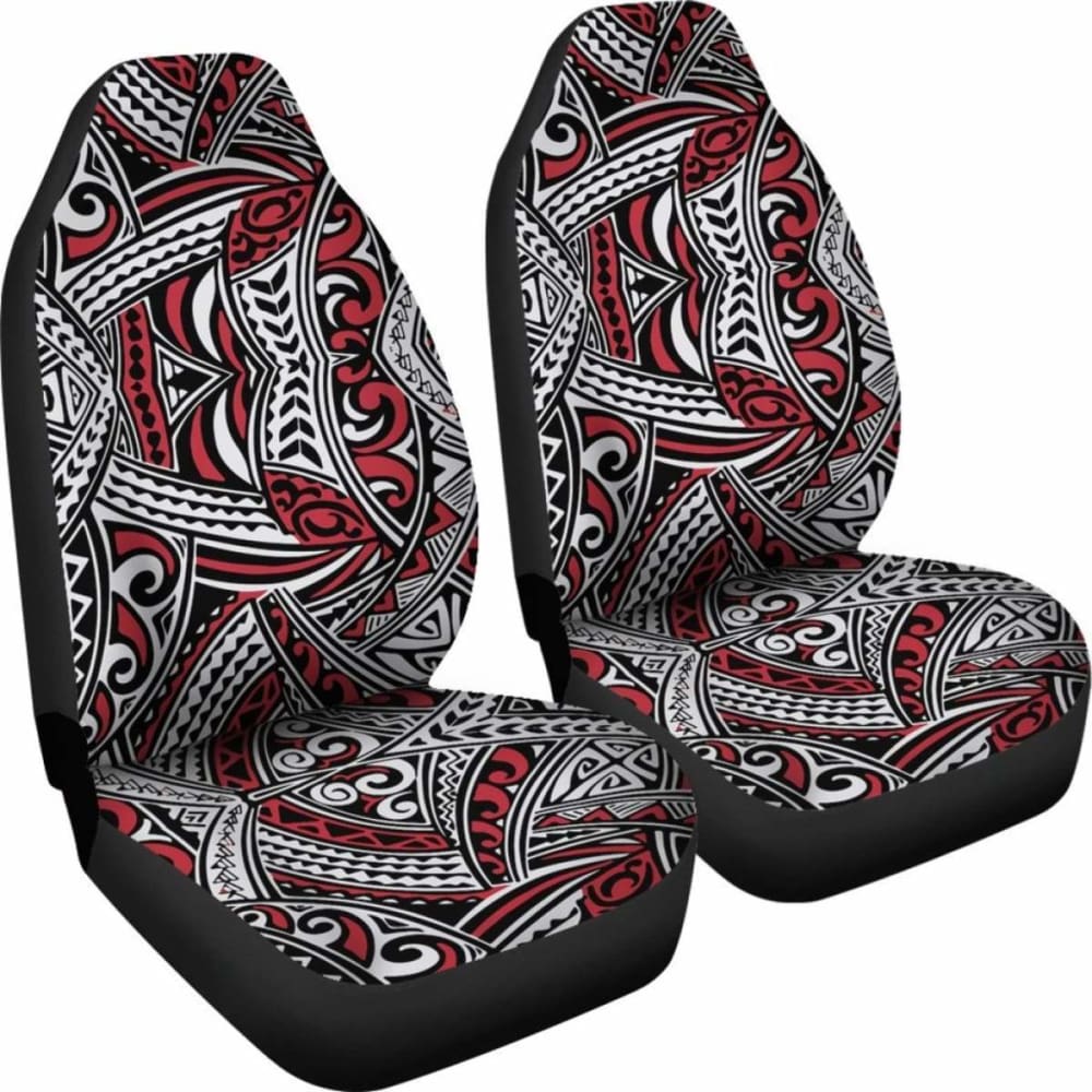 Polynesian Car Seat Covers - Polynesian Tattoo - 9 174914 - YourCarButBetter