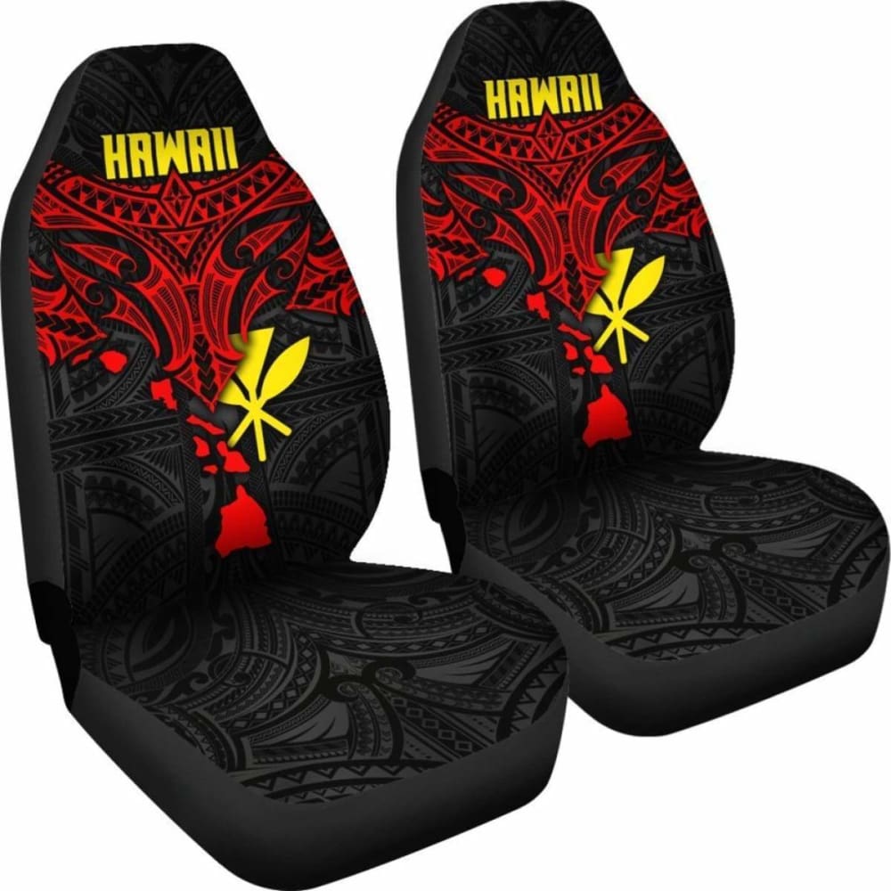 Polynesian Hawaii Car Seat Covers - Polynesian Whale Tail - 102802 - YourCarButBetter