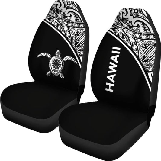 Polynesian Hawaii Turtle Car Seat Covers Curve Black New 091114 - YourCarButBetter