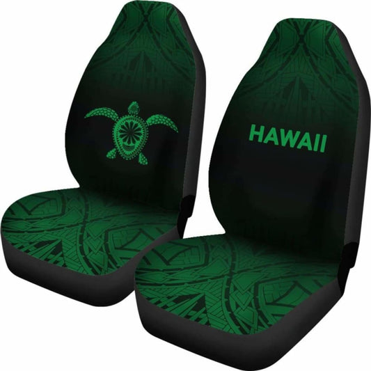 Polynesian Hawaii Turtle Car Seat Covers Fog Green New 091114 - YourCarButBetter
