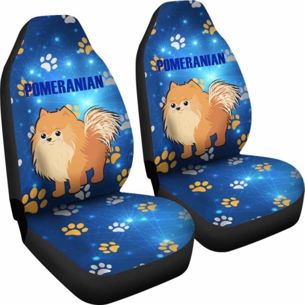 Pomeranian Car Seat Covers 17 195016 - YourCarButBetter