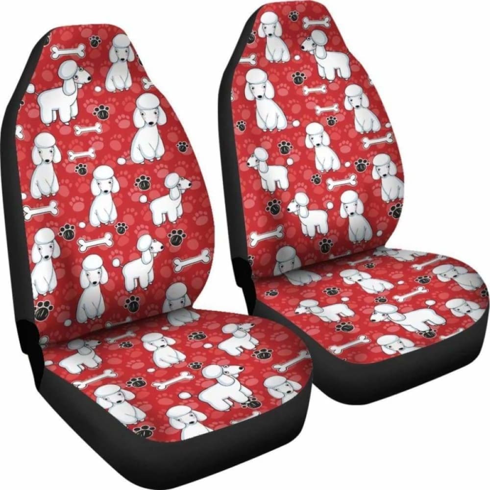 Poodle Car Seat Covers 09 110424 - YourCarButBetter