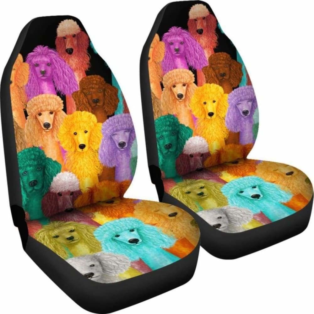 Poodle Car Seat Covers 15 110424 - YourCarButBetter
