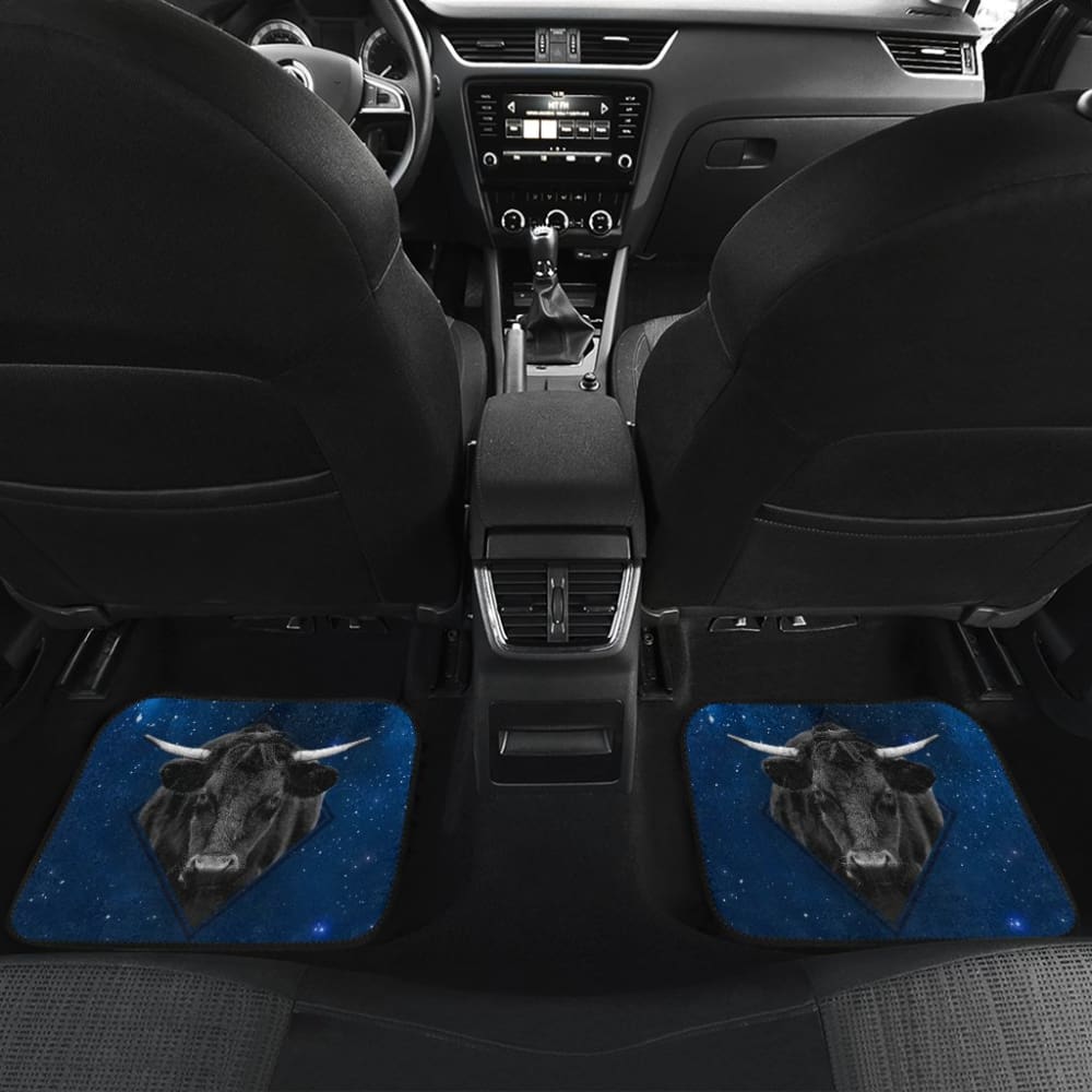 Powerful Bull Galaxy For Bull Cow Lovers Car Floor Mats 212102 - YourCarButBetter