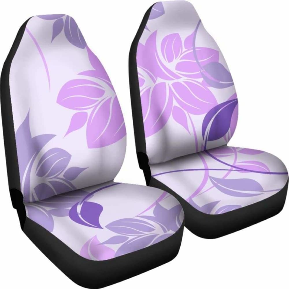 Purple Floral Car Seat Covers 153908 - YourCarButBetter