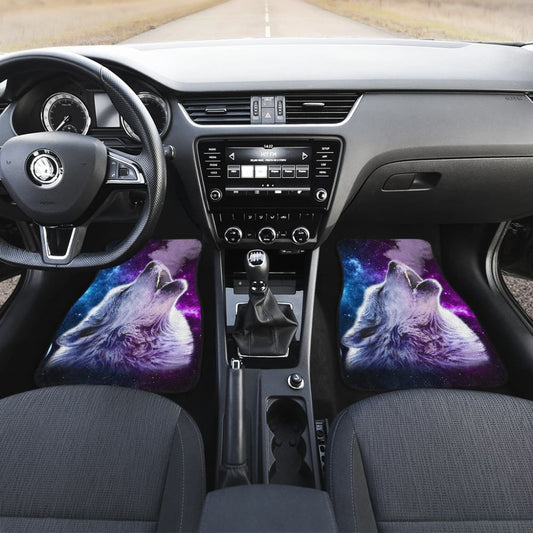 Purple Sky Wolf Car Floor Mats 211702
