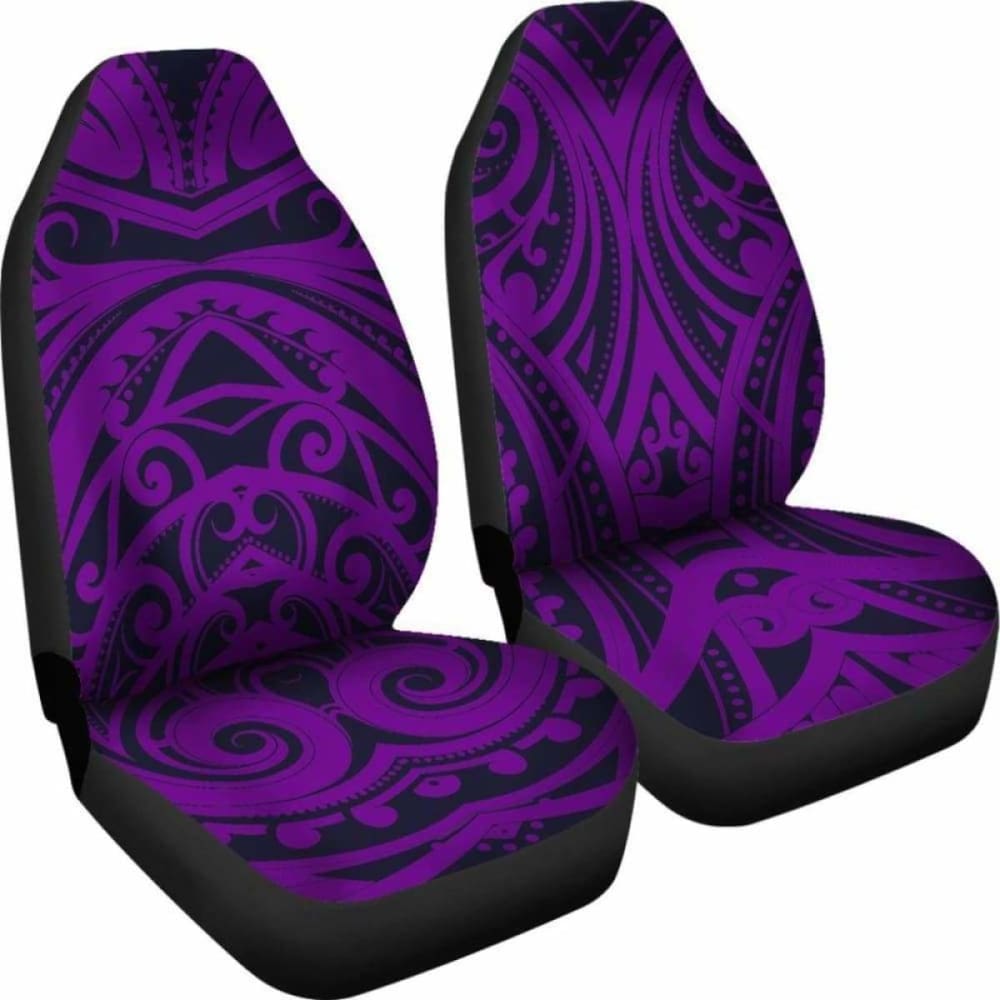 Purple Tribal Polynesian Car Seat Covers 105905 - YourCarButBetter
