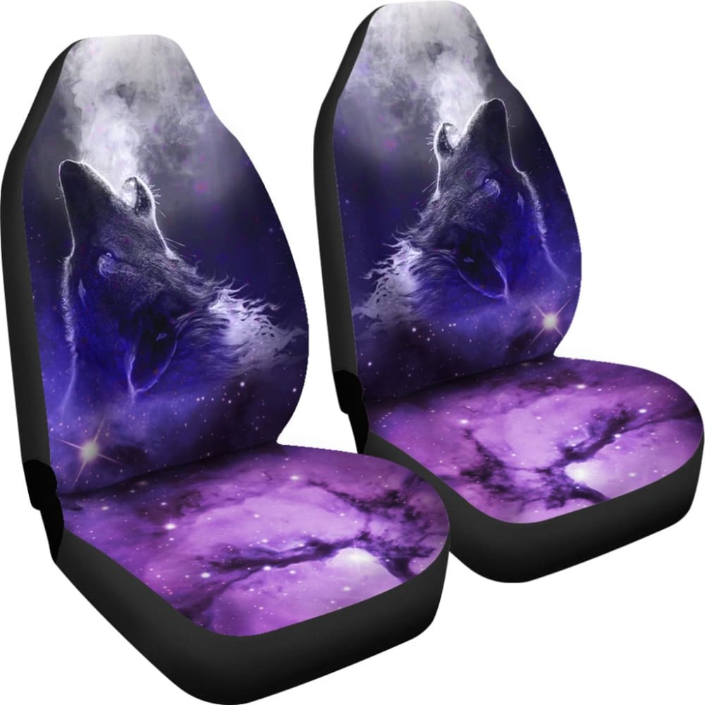 Purple Wolf Car Seat Covers 174510 - YourCarButBetter