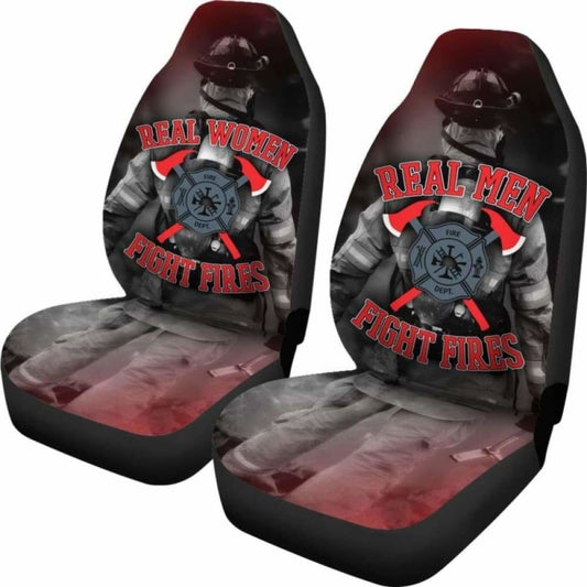 Real Firefighters Car Seat Covers - Firefighter Bestseller 101211