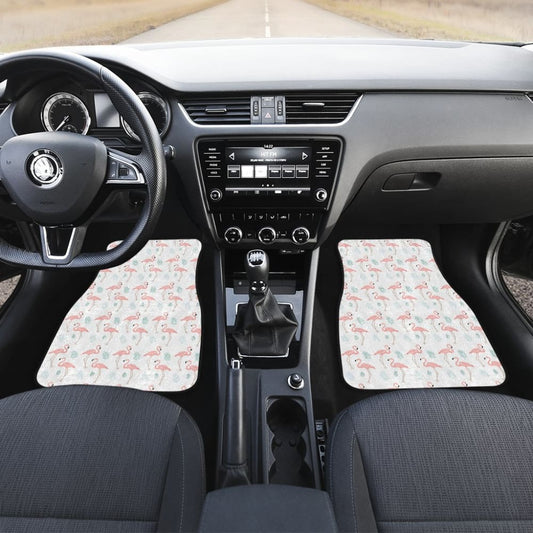 Rustic Pink Flamingo Car Floor Mats 210704 - YourCarButBetter