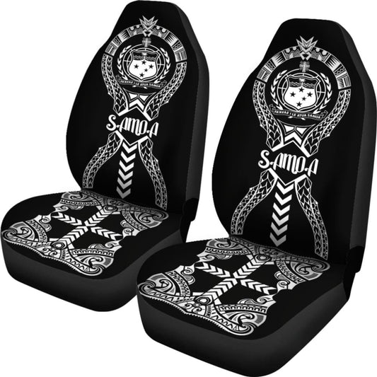 Samoa Car Seat Covers - Samoa Coat Of Arms Polynesian Tribal - 093223 - YourCarButBetter