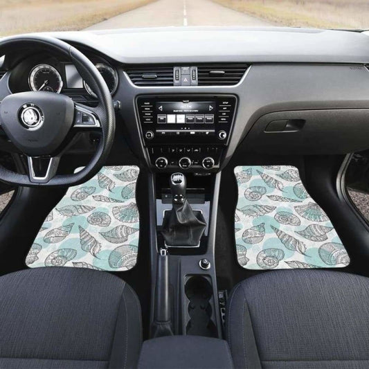 Shell Polynesian Tribal Front And Back Car Mats 174914 - YourCarButBetter