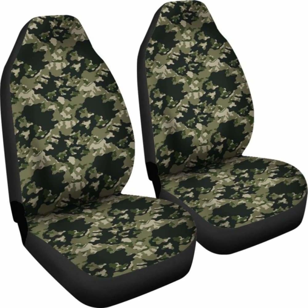 Skull Camouflage Camo Design Car Seat Covers 113208
