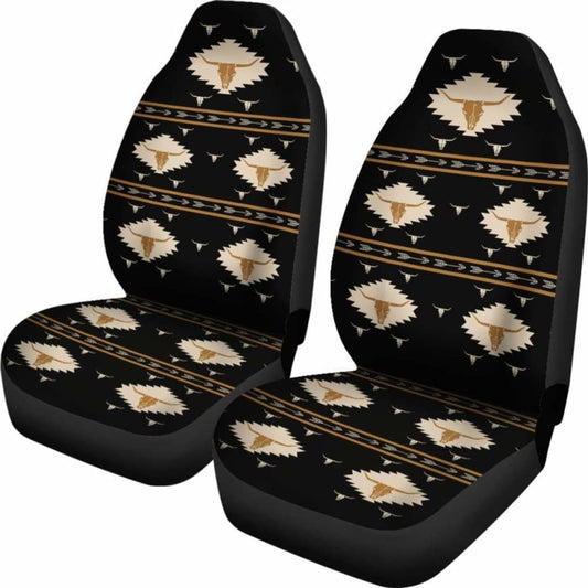 Skull Cow Pattern-2 Car Seat Covers 144730
