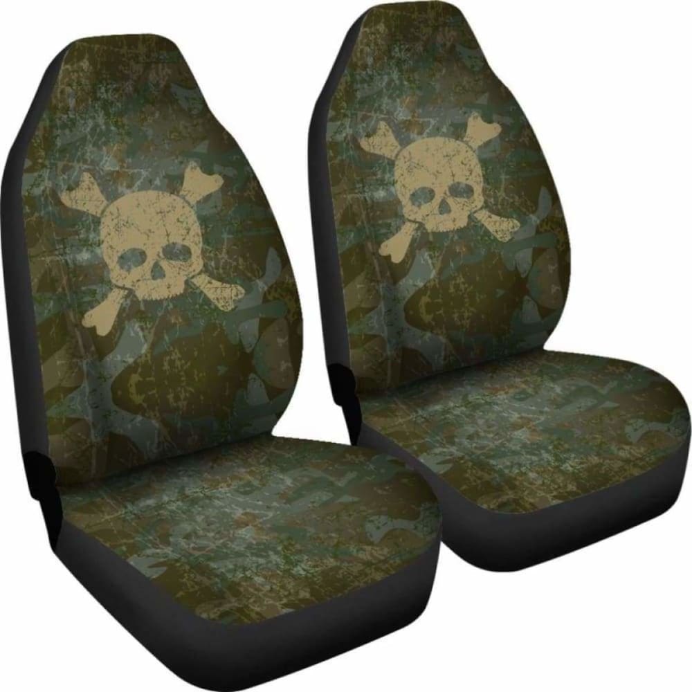 Skull & Crossbones Car Seat Covers (Set of 2) 160905