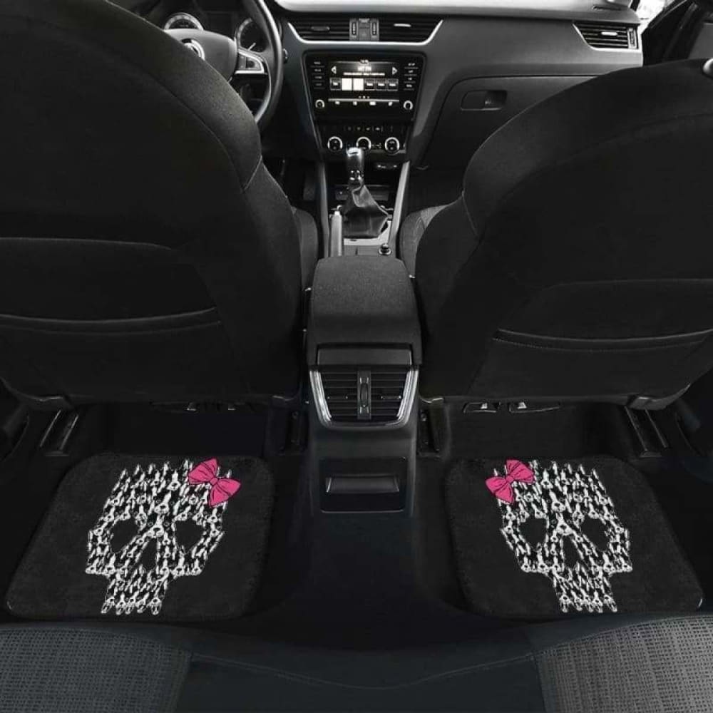 Skull Girls And Dogs Car Floor Mats 112428 - YourCarButBetter