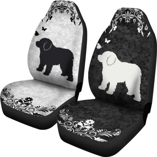 Spanish Water Dog Car Seat Covers 090629 - YourCarButBetter