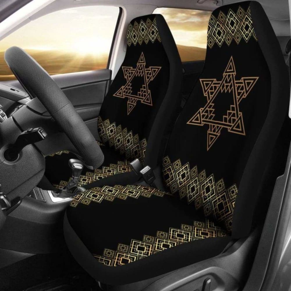 Star Of David Car Seat Covers 7 194013 - YourCarButBetter