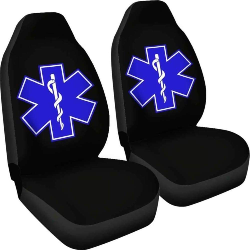 Star of Life EMS Emergency Medical Services Car Seat Covers Amazing Gift Ideas 194013 - YourCarButBetter