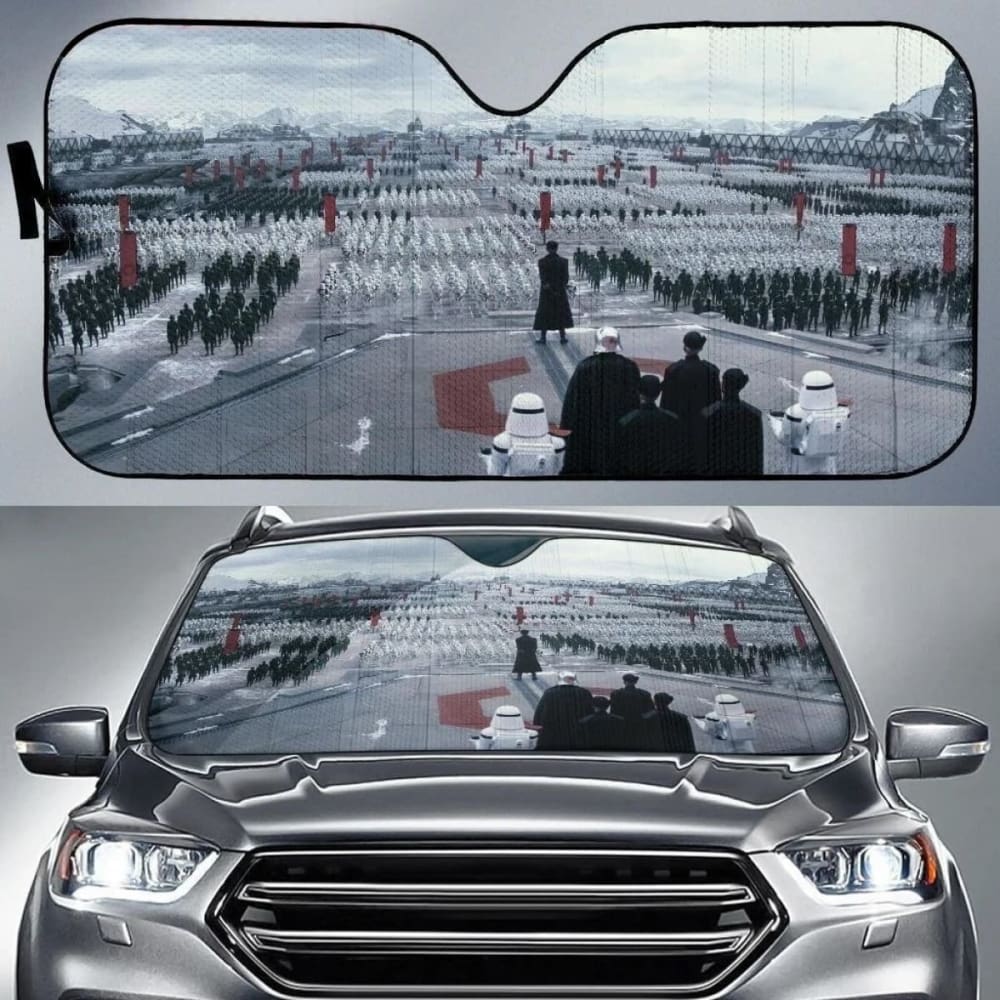 Star Wars Army Vintage Auto Sun Shade Movies Fan 094201 - YourCarButBetter