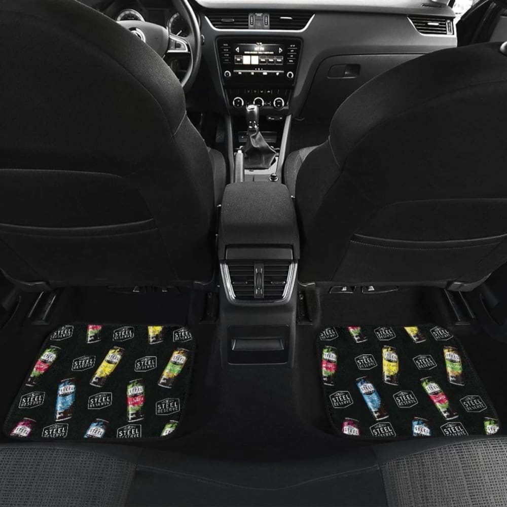Steel Reserve Car Floor Mats Beer Lover Gift Idea 195016 - YourCarButBetter