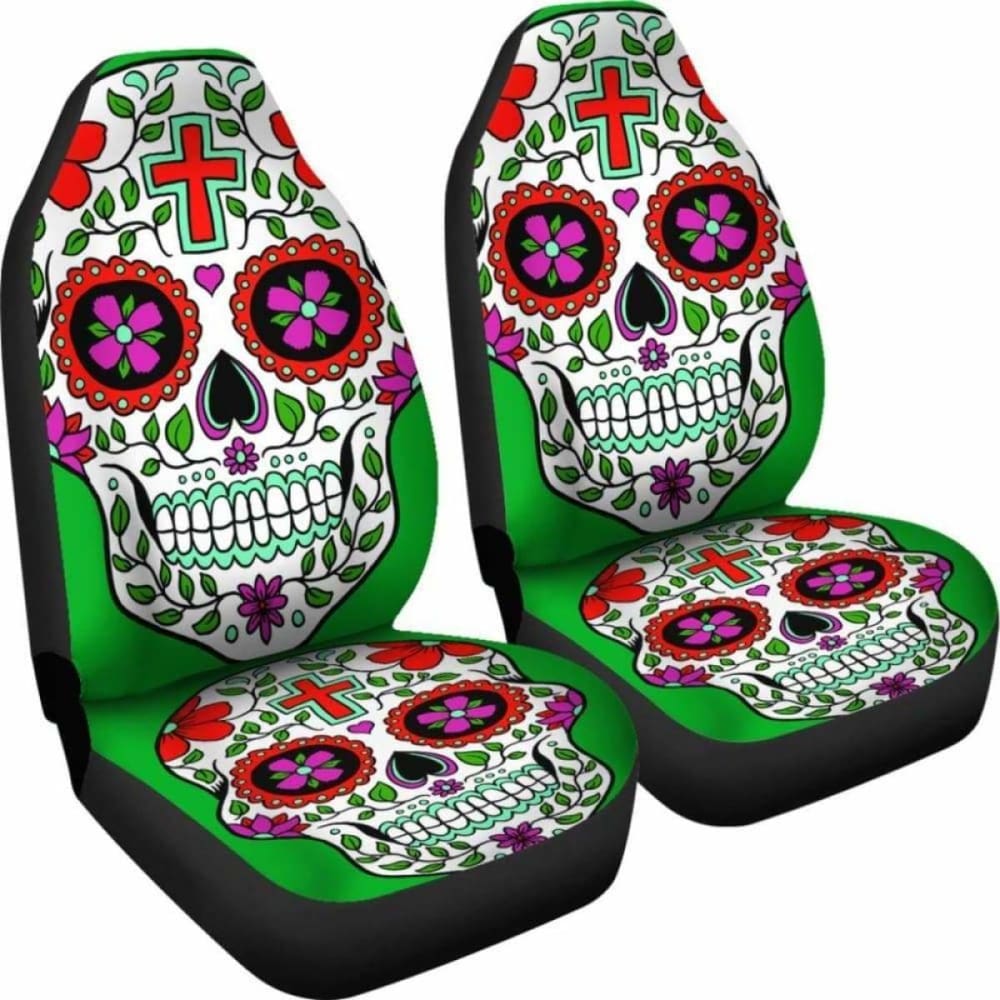 Sugar Skull Car Seat Cover 101207