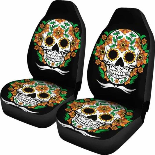 Sugar Skull - Day Of The Dead - Car Seat Cover 101207