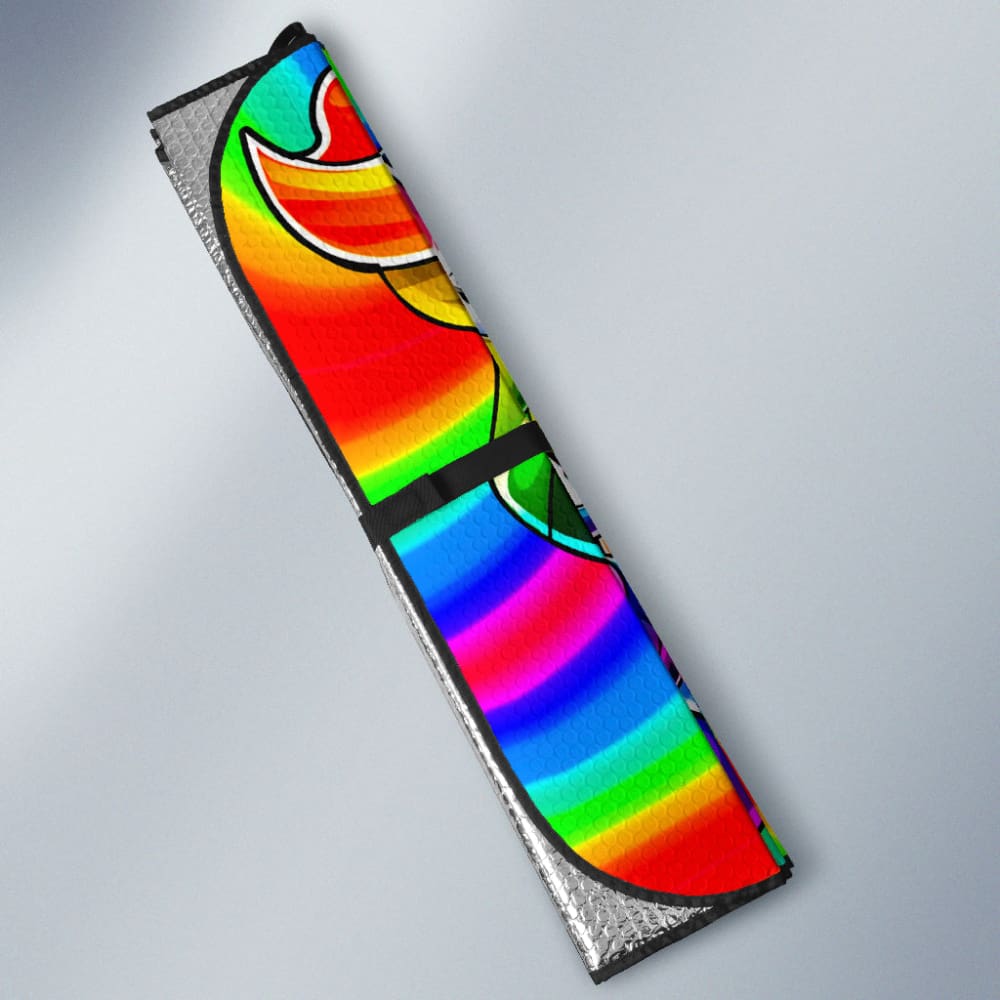 Super Gay Unicorn Rainbow LGBT Love Yourself Car Auto Sun Shades 210201 - YourCarButBetter