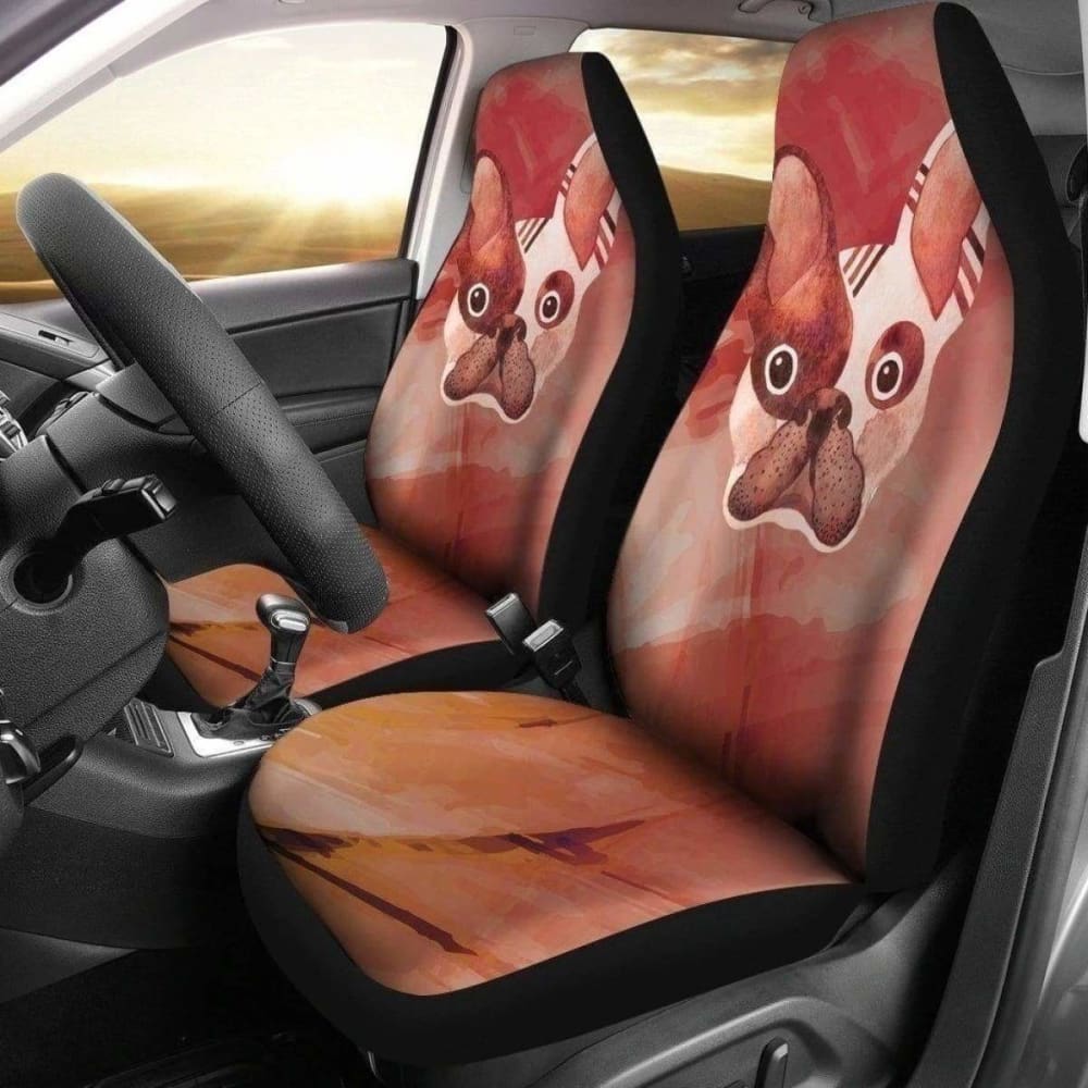 Surprise French Bulldog Car Seat Covers 194110