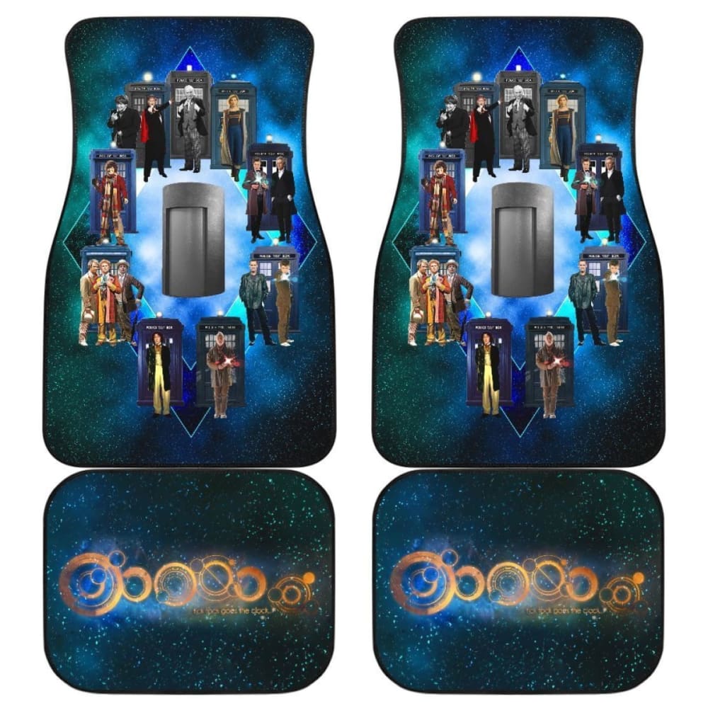 Tardis Telephone Doctor Who Car Floor Mats Amazing 094201 - YourCarButBetter