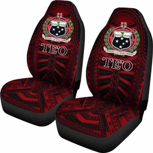 Te’O Samoa Polynesian Gardient Car Seat Covers - 105905 - YourCarButBetter