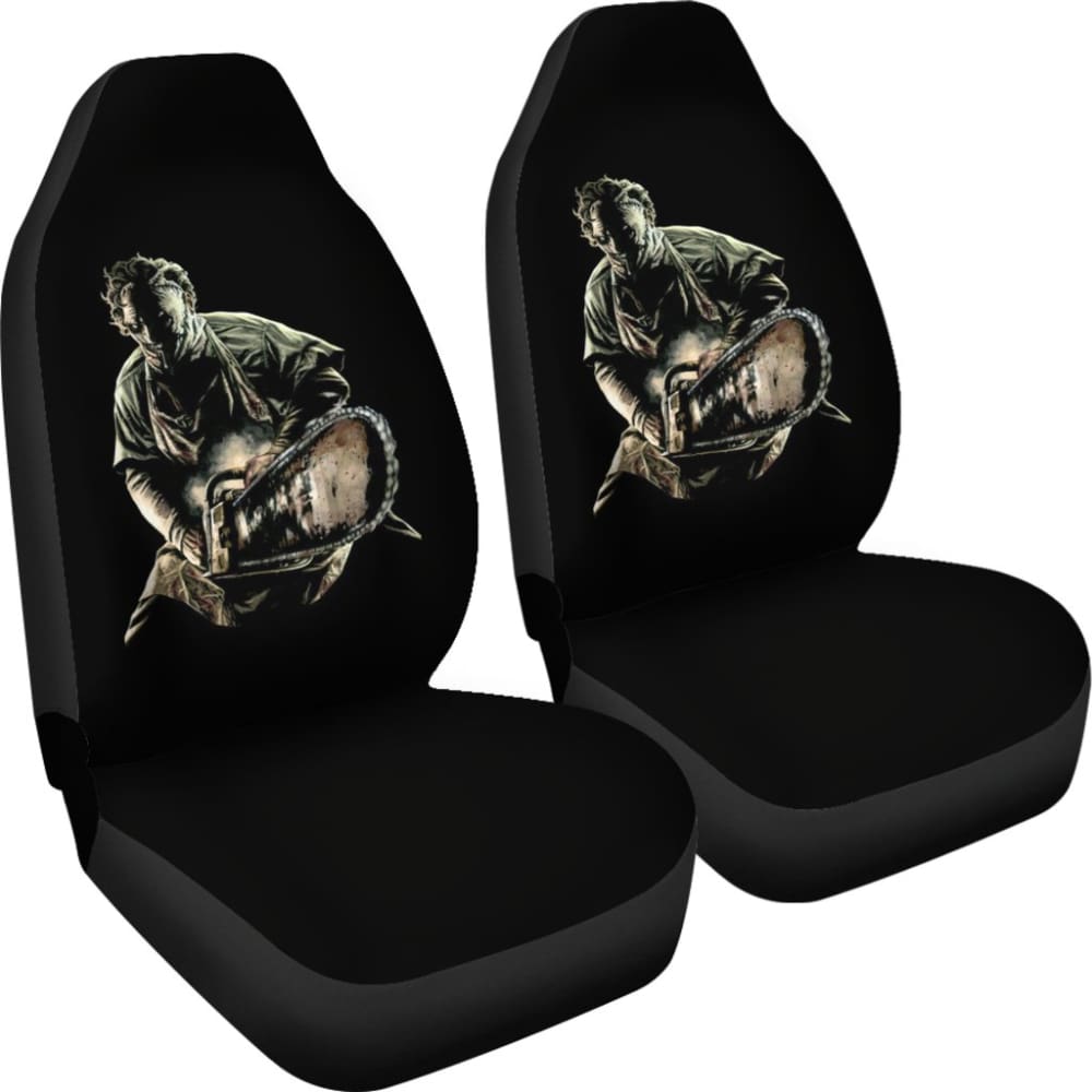 Texas Nightmare Leatherface Chainsaw Car Seat Covers 211501 - YourCarButBetter
