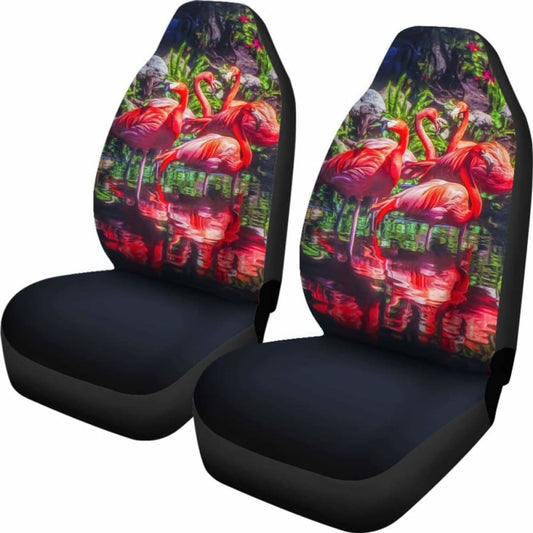 The Bahamas Car Seat Covers Flamingo (Set Of Two) 201010