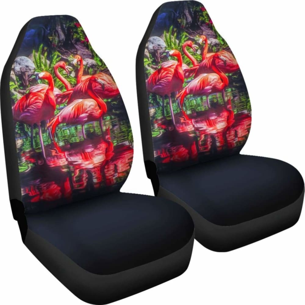 The Bahamas Car Seat Covers Flamingo (Set Of Two) 201010