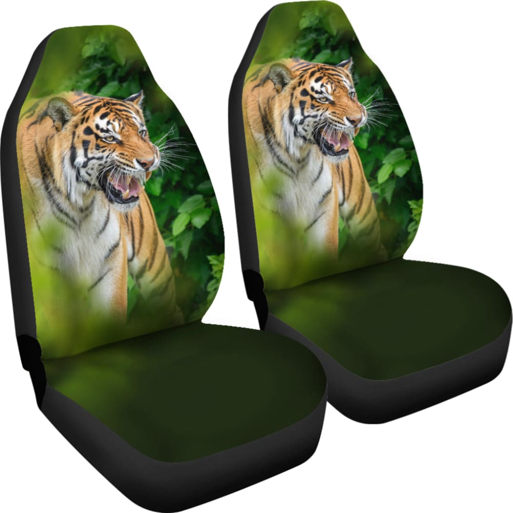 Tiger and Green Forest Car Seat Covers - Make Your Own Styles