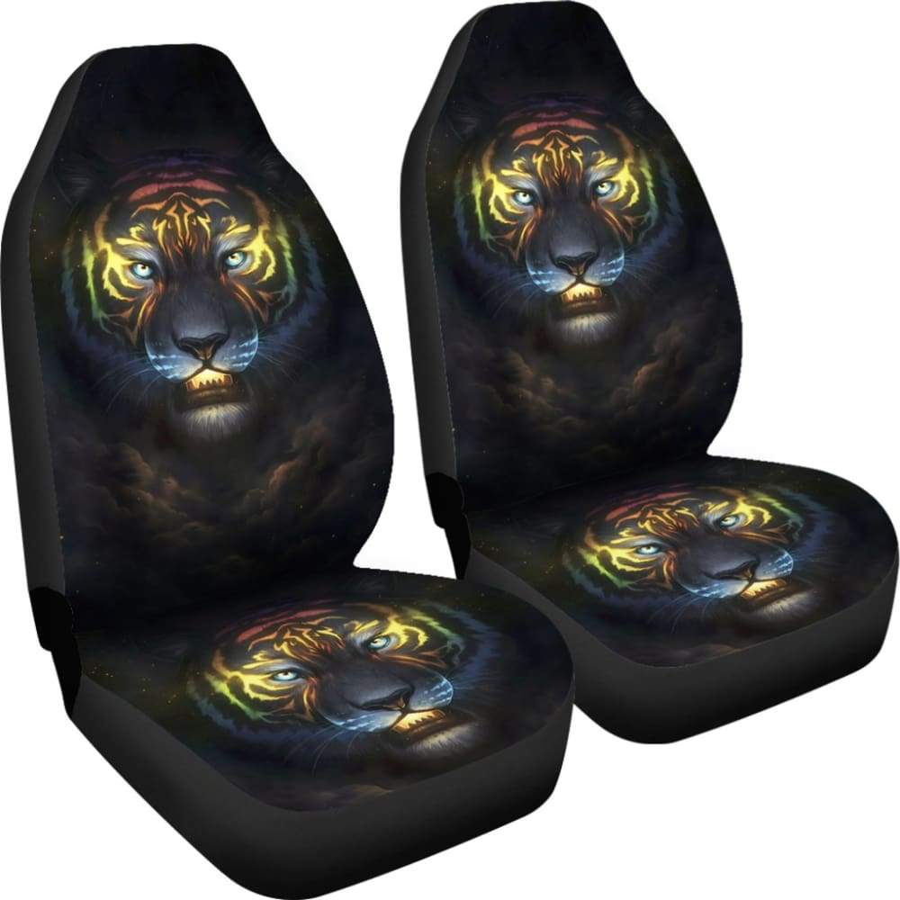 Tiger Art Design Animals Fantasy Car Seat Covers 210203