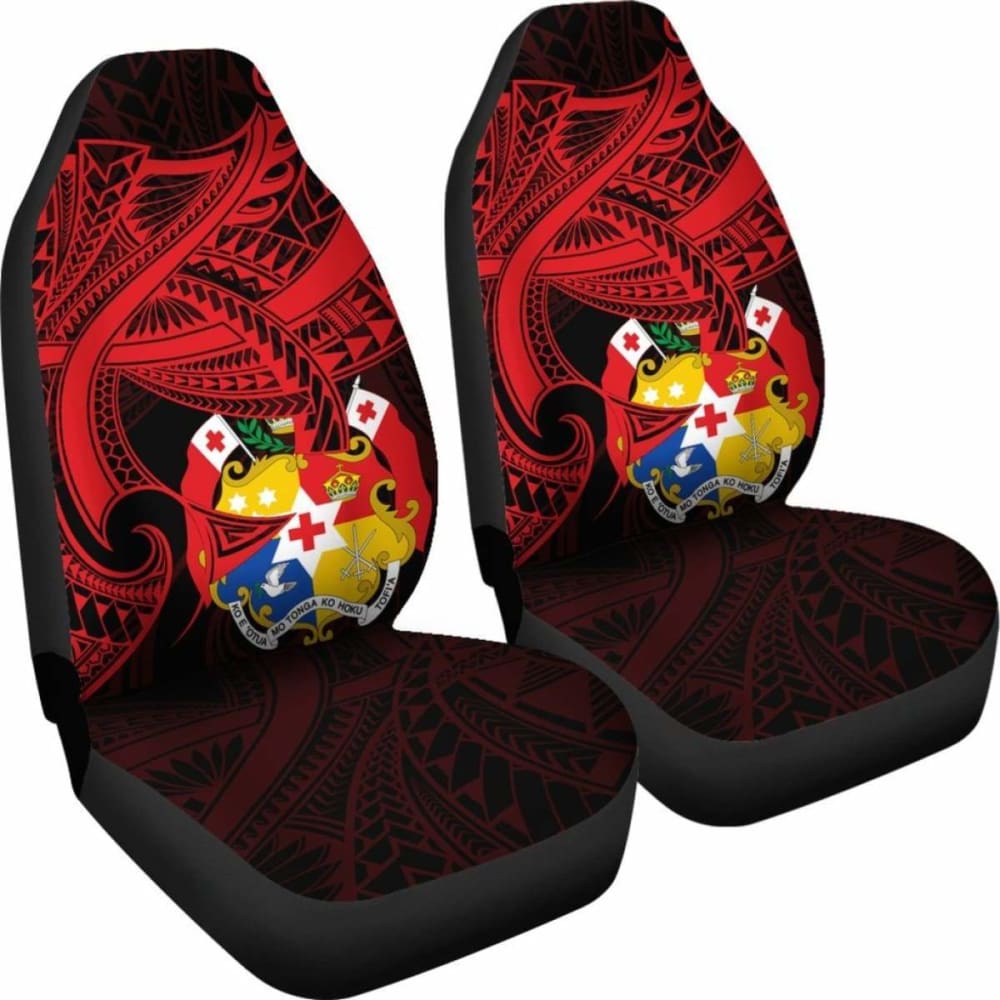 Tonga Car Seat Covers - Seal Tonga With Curve Patterns - 181703 - YourCarButBetter