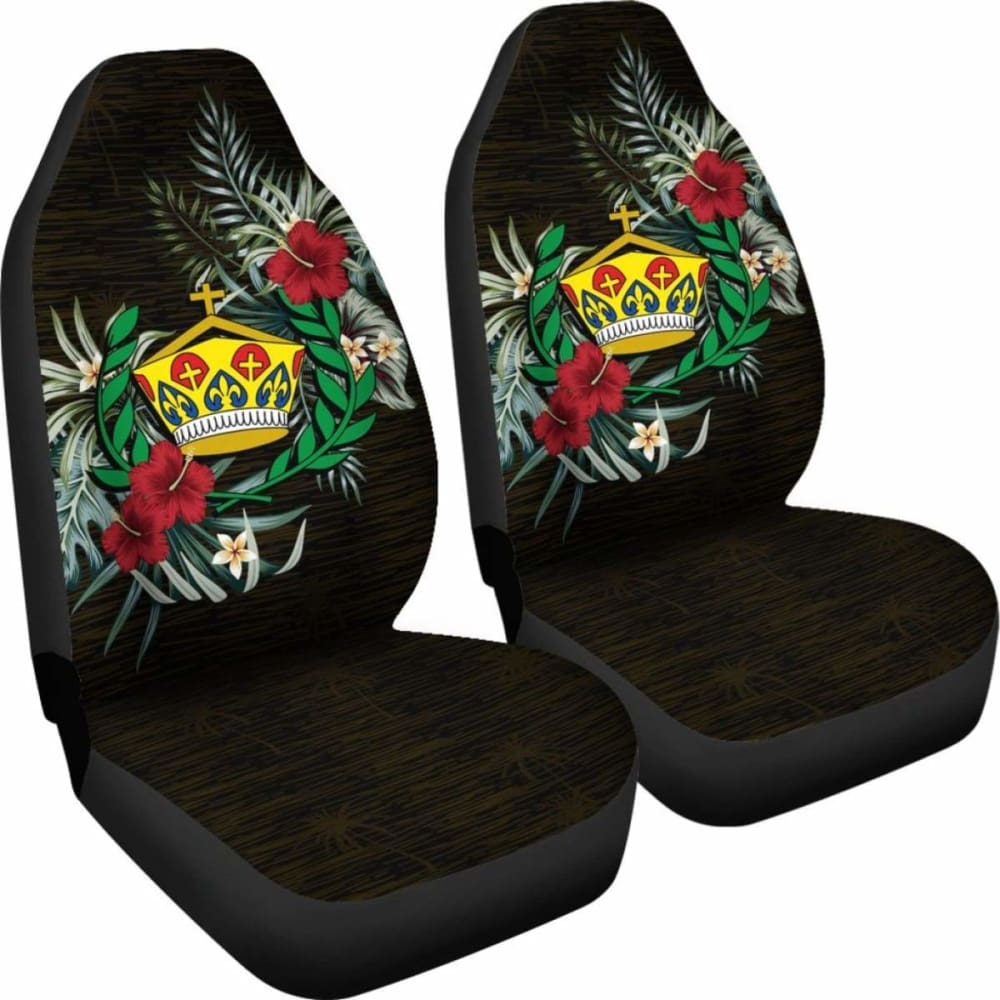 Tonga Hibiscus Car Seat Covers 7 232125 - YourCarButBetter