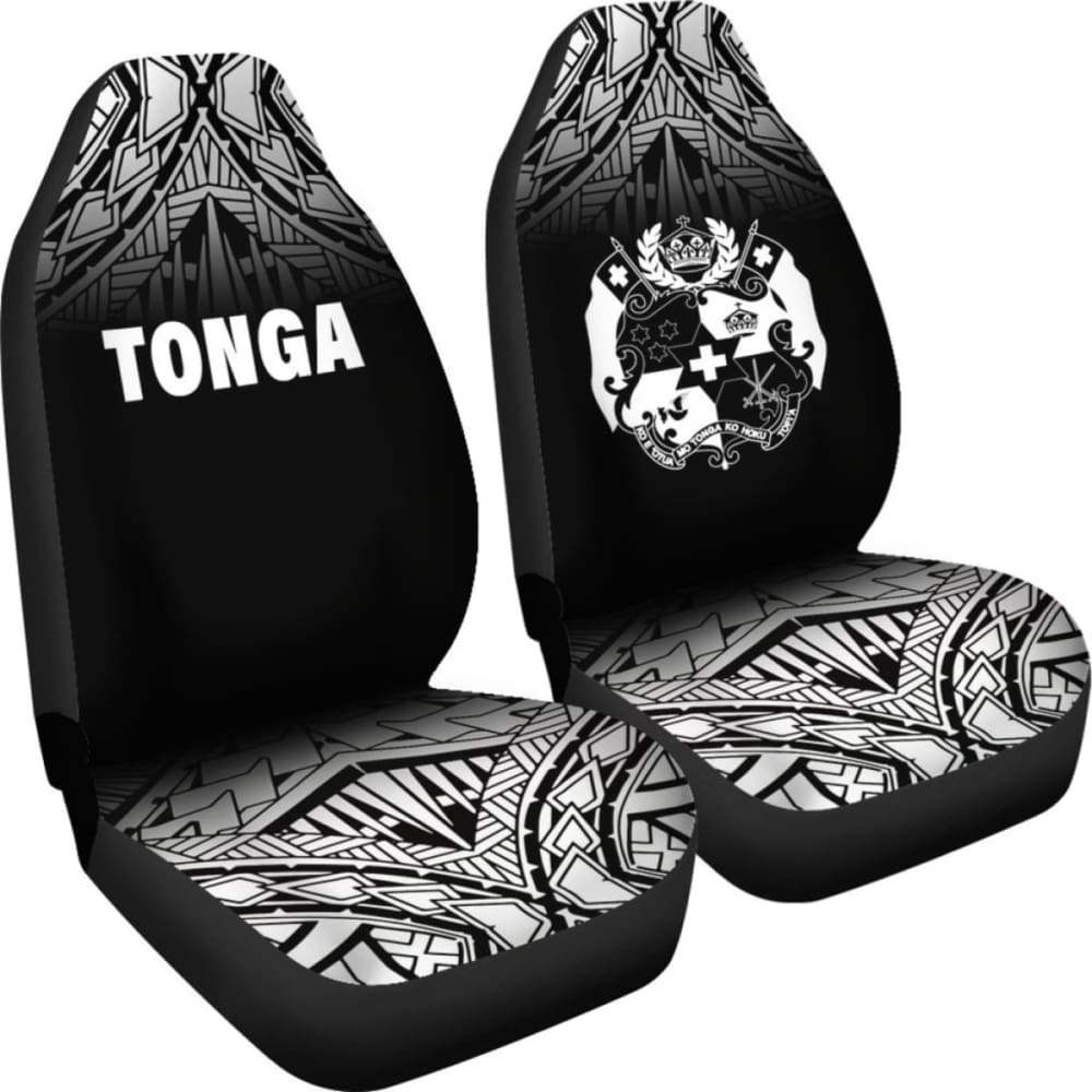 Tonga Polynesian Car Seat Covers - Black Fog - 11 181703 - YourCarButBetter