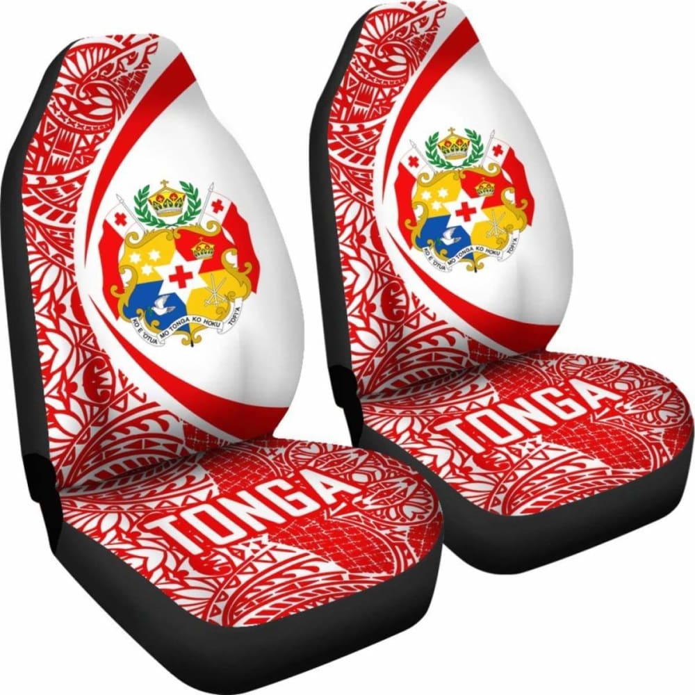 Tonga Polynesian Car Seat Covers Circle Style 07 4 181703 - YourCarButBetter