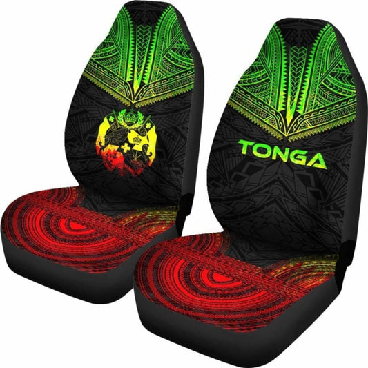 Tonga Polynesian Chief Car Seat Cover Reggae Version 10 181703 - YourCarButBetter