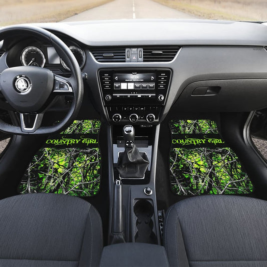 Toxic Country Girl Car Floor Mats 211703 - YourCarButBetter