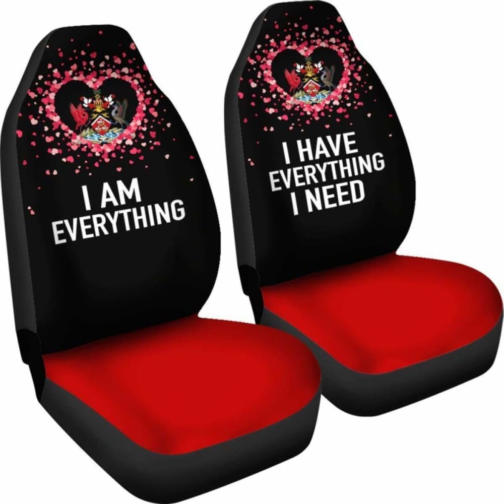 Trinidad And Tobago Car Seat Covers Couple Valentine Everthing I Need (Set Of Two) 110424 - YourCarButBetter